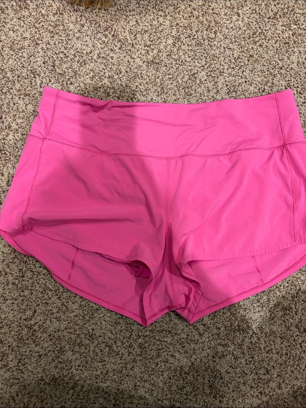 lululemon athletica Bright Pink Athletic Shorts